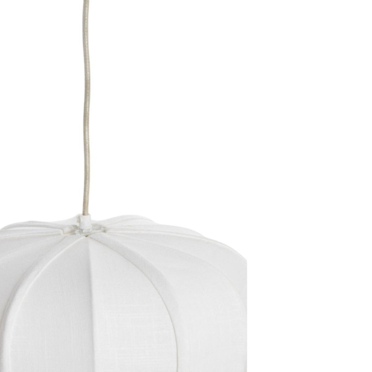 Suspension tissu blanc D40 Zubedo blanc, MILLUMINE