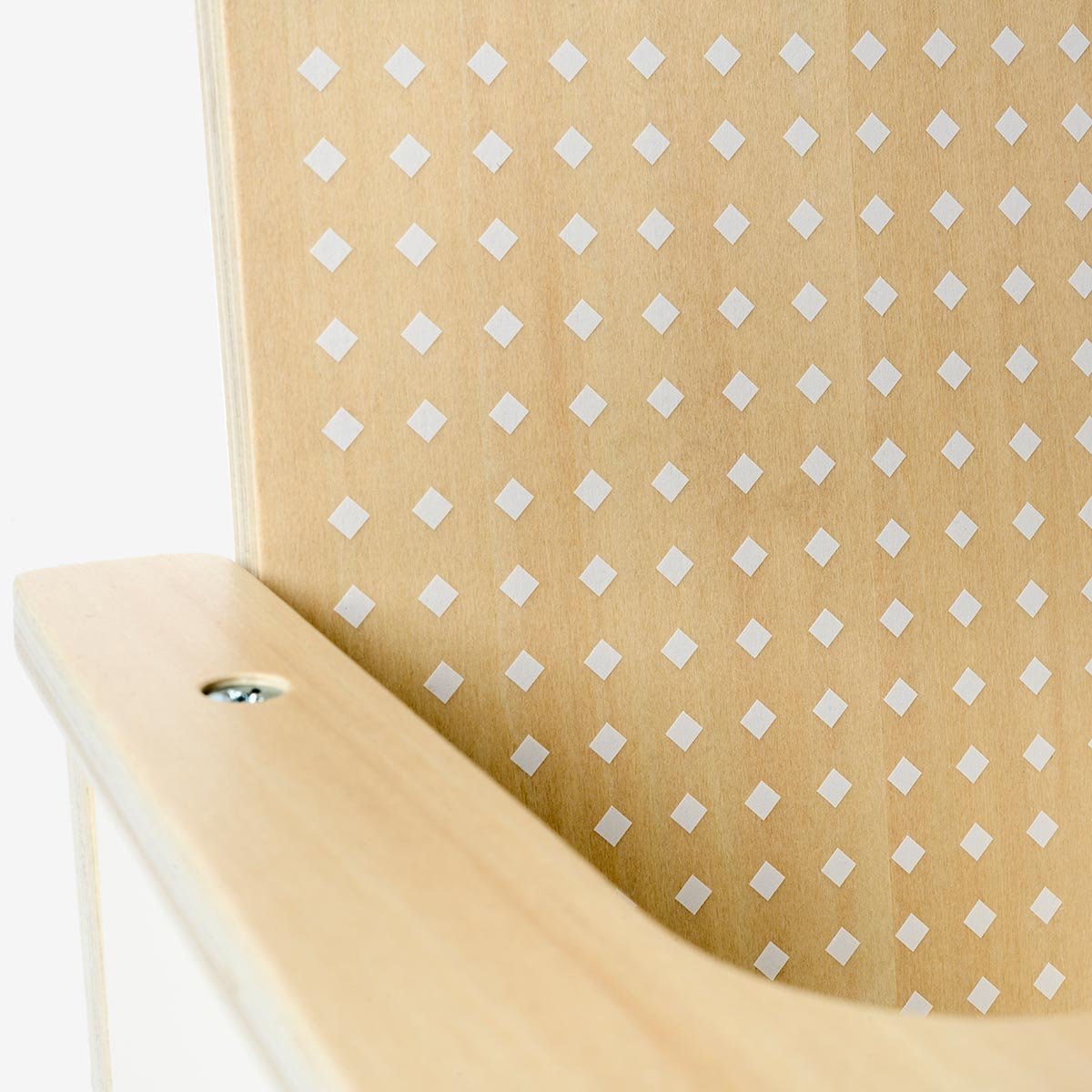 Chaise haute en bois pour poupée blanc, OXYBUL 
