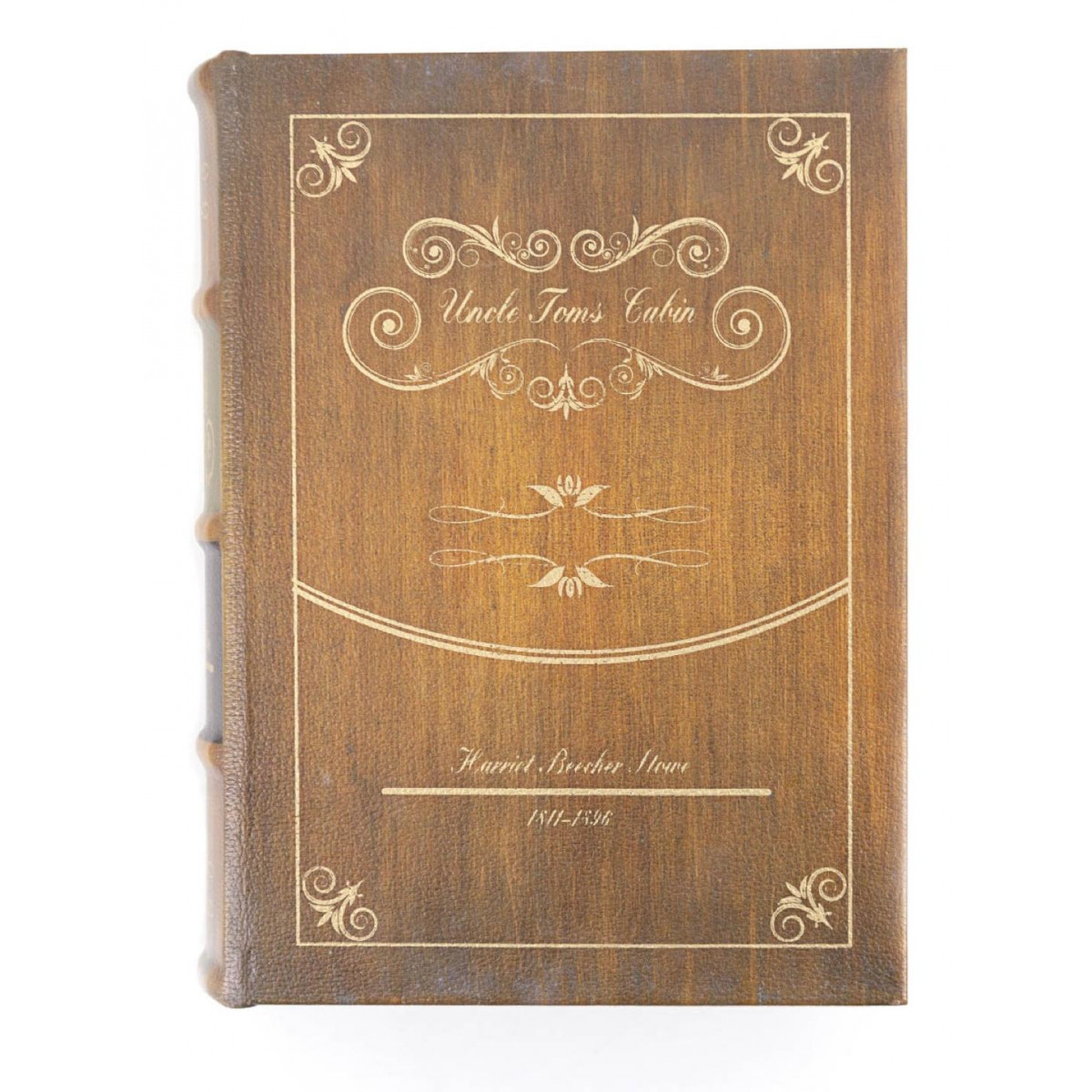 Livre uncle toms cabin beige carton marron, DECORATION D’AUTREFOIS