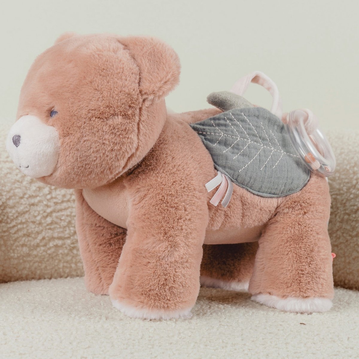 Peluche d'activité rose, NOUKIE'S