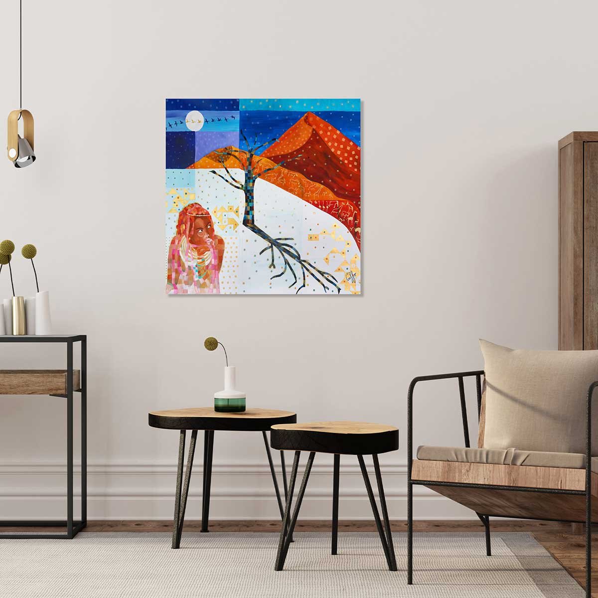 Tableau voyage en namibie tableau alu dibond, HEXOA