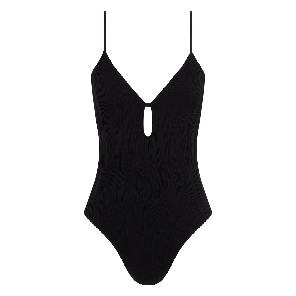 Maillot de bain 1 pièce Pulp noir uni, CHANTELLE