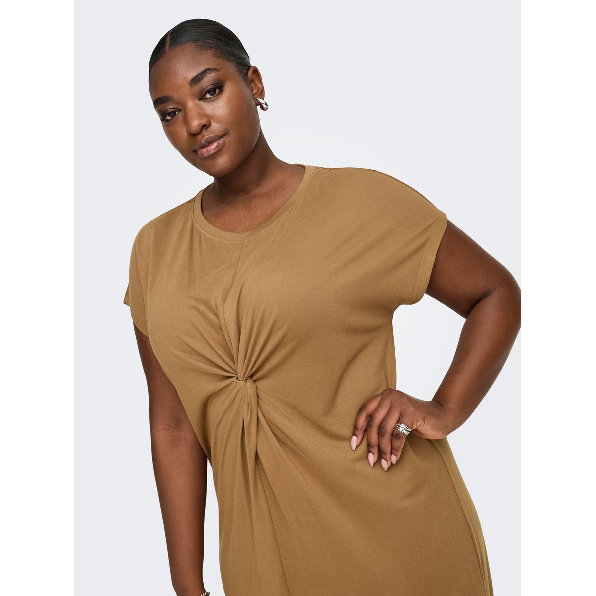 Robe marron - foxtrot, ONLY CARMAKOMA