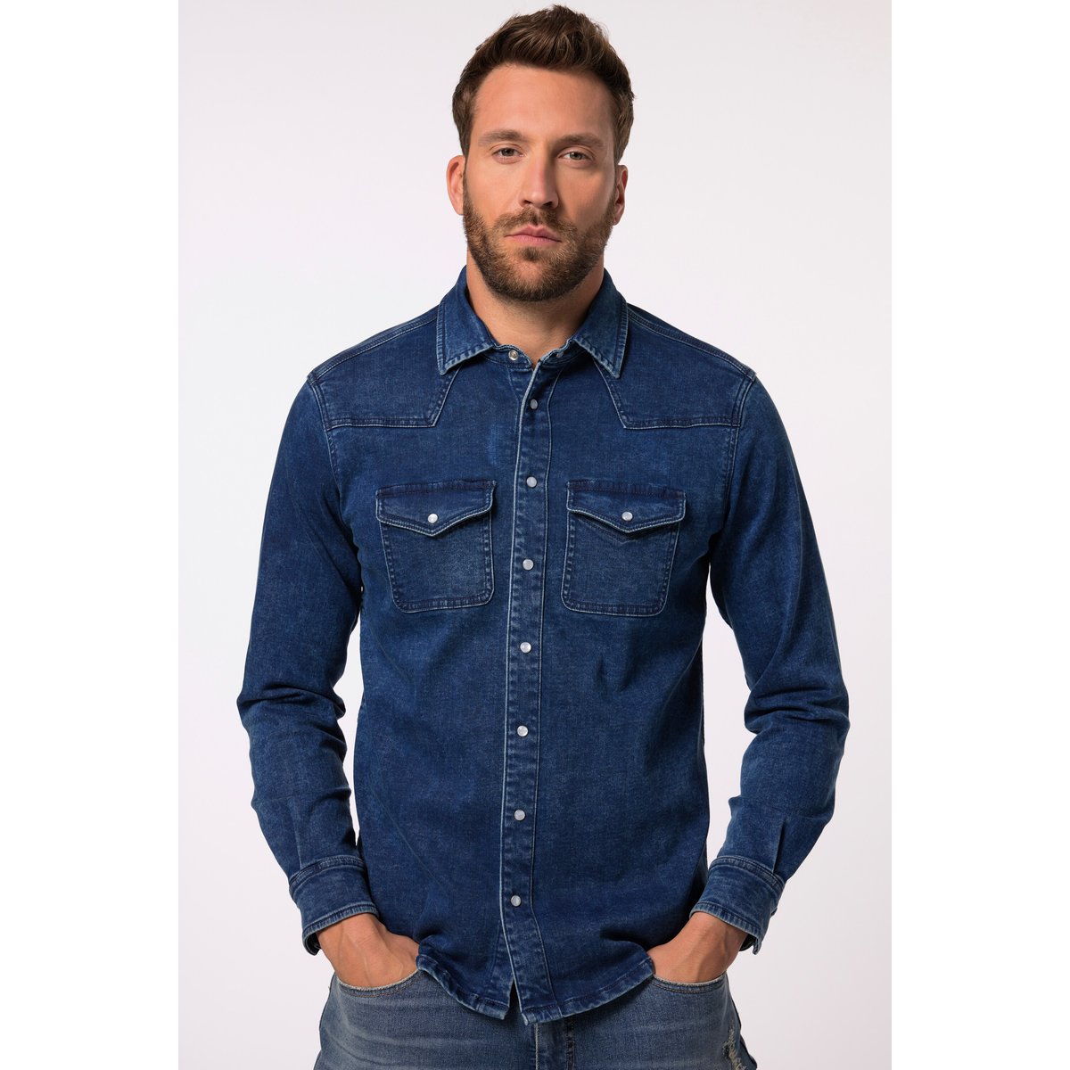 Chemise en jean FLEXNAMIC® bleu jean, JP1880