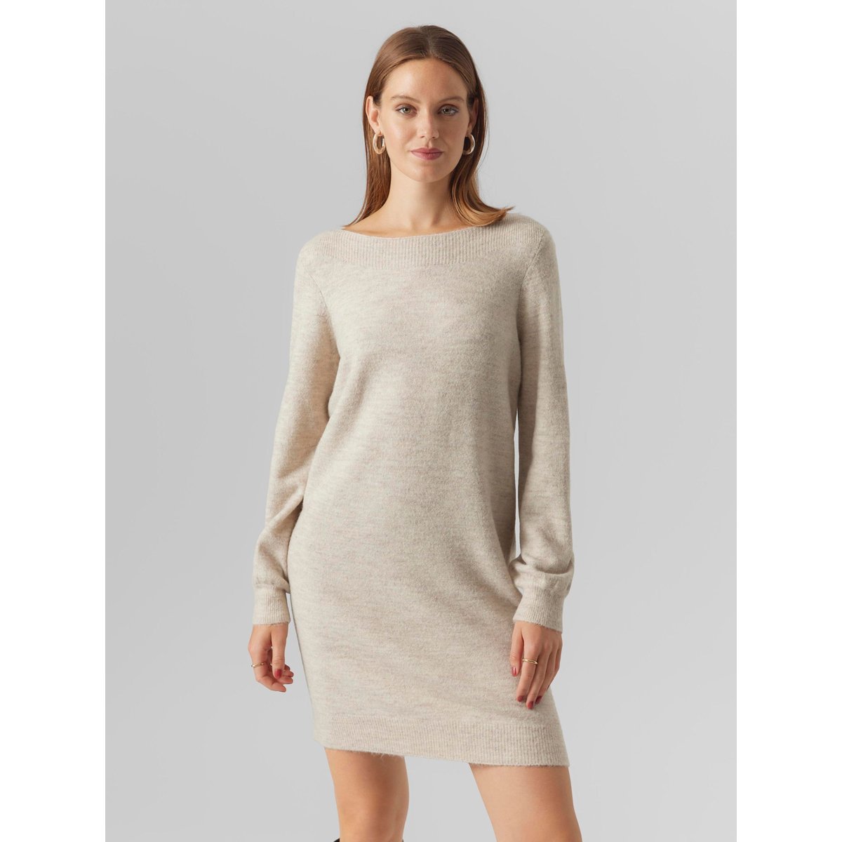 Robe En Maille birch, VERO MODA