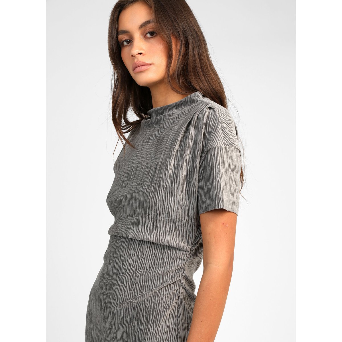 Robe Midi ELOANE marron, AN'GE