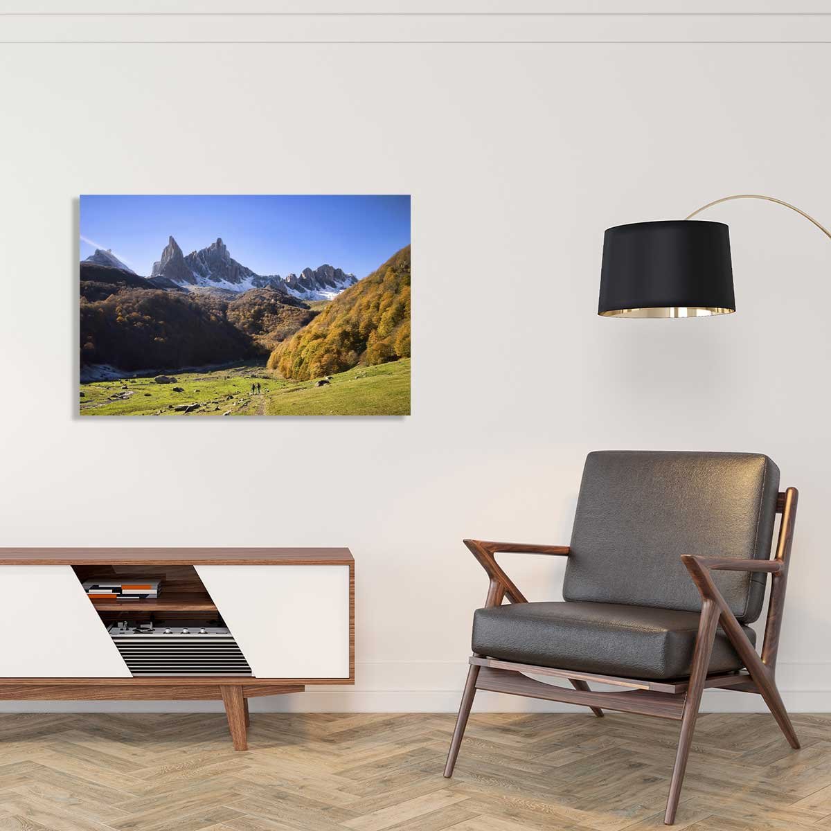 Tableau montagne pic d'ansabère tableau alu dibond, HEXOA