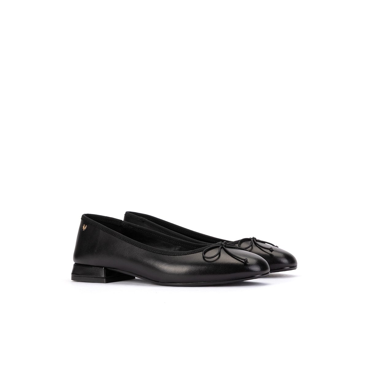 Ballerines cuir Quirinale black, MARTINELLI
