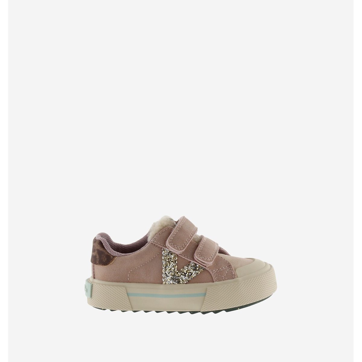 Zapatillas con velcro TRIBU rosa , VICTORIA