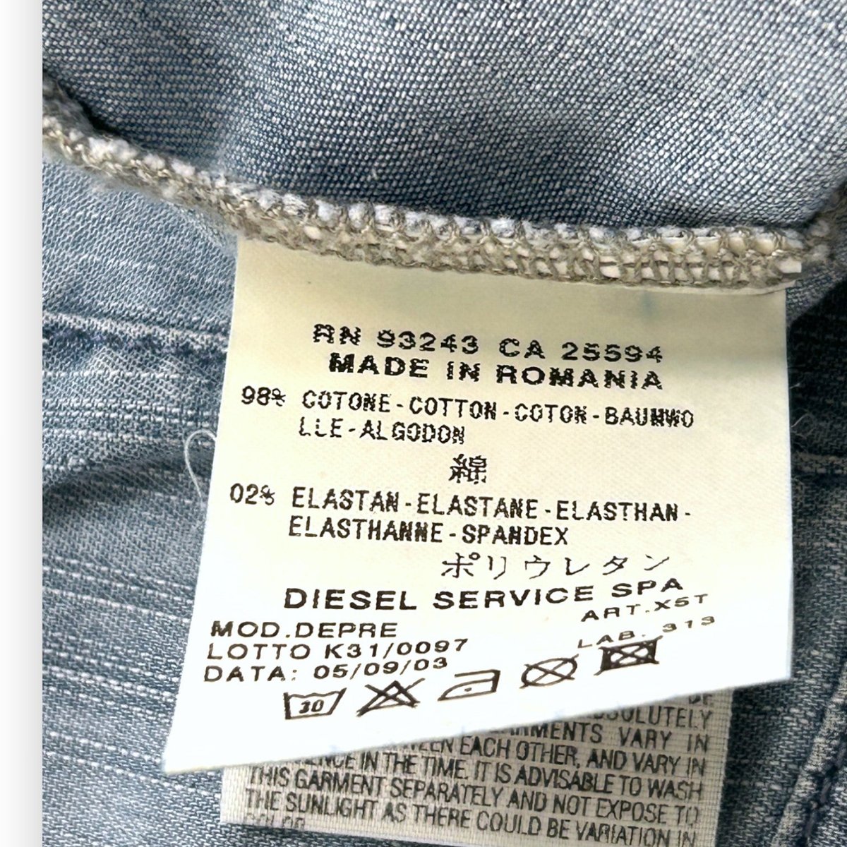 Robe  - Très bon état bleu, DIESEL
