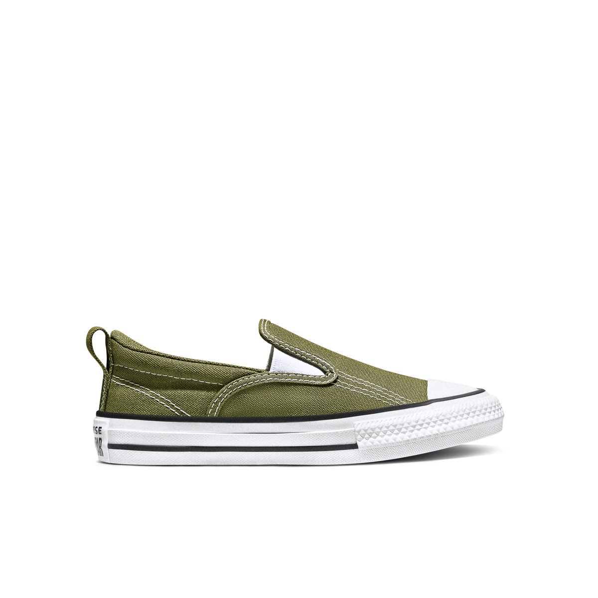 Baskets CHUCK TAYLOR ALL STAR MALDEN STREET SLIP ON utility/white/black, CONVERSE