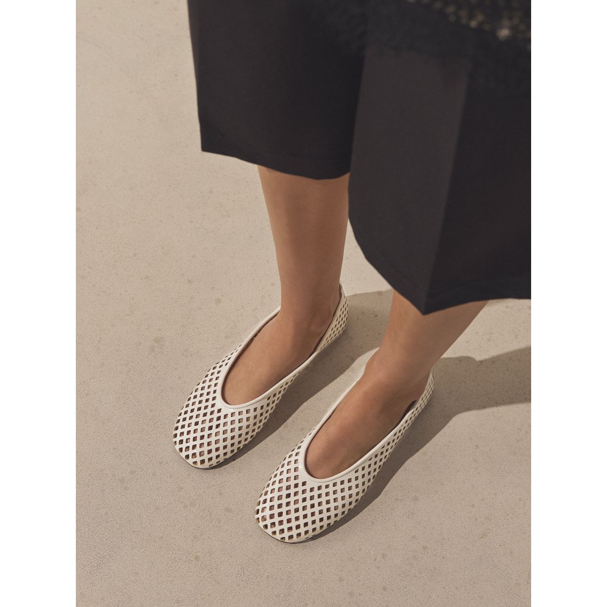 Ballerines tressées forever comfort® blanc, NEXT