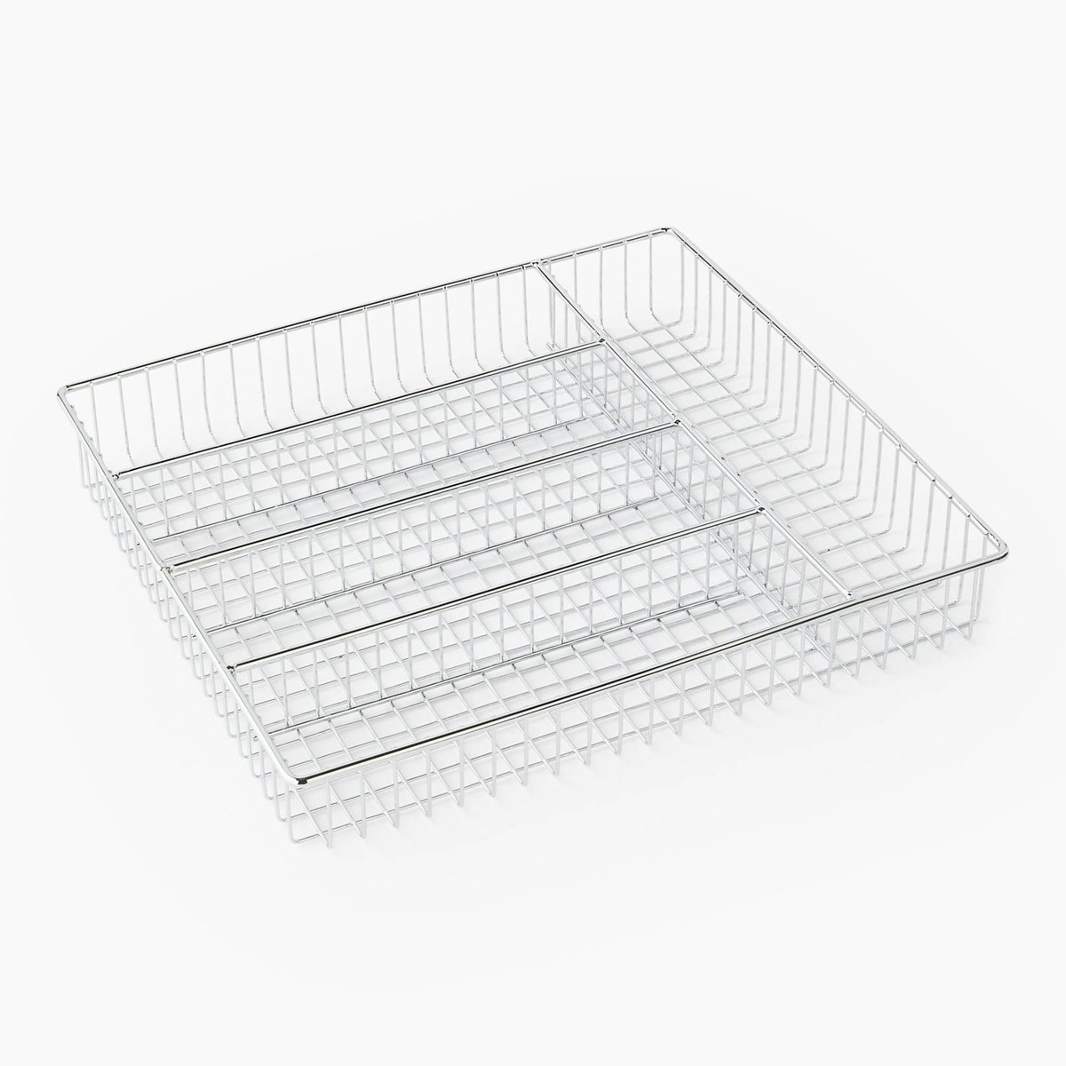 Range couverts en métal, 30x26cm inox, MONOPRIX