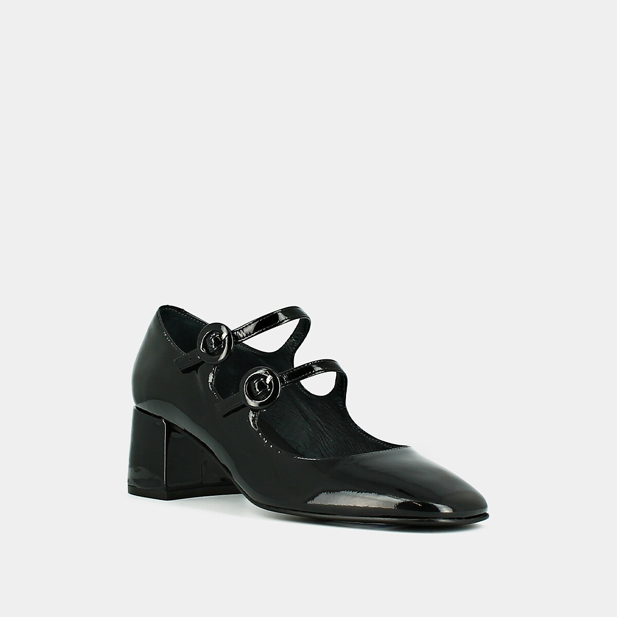 Delou Mary Janes in Patent Leather black, JONAK