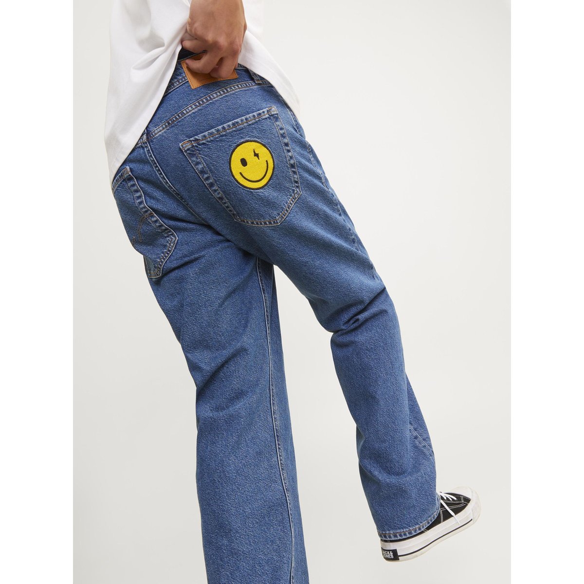 Jean À Coupe Loose blue denim, JACK & JONES