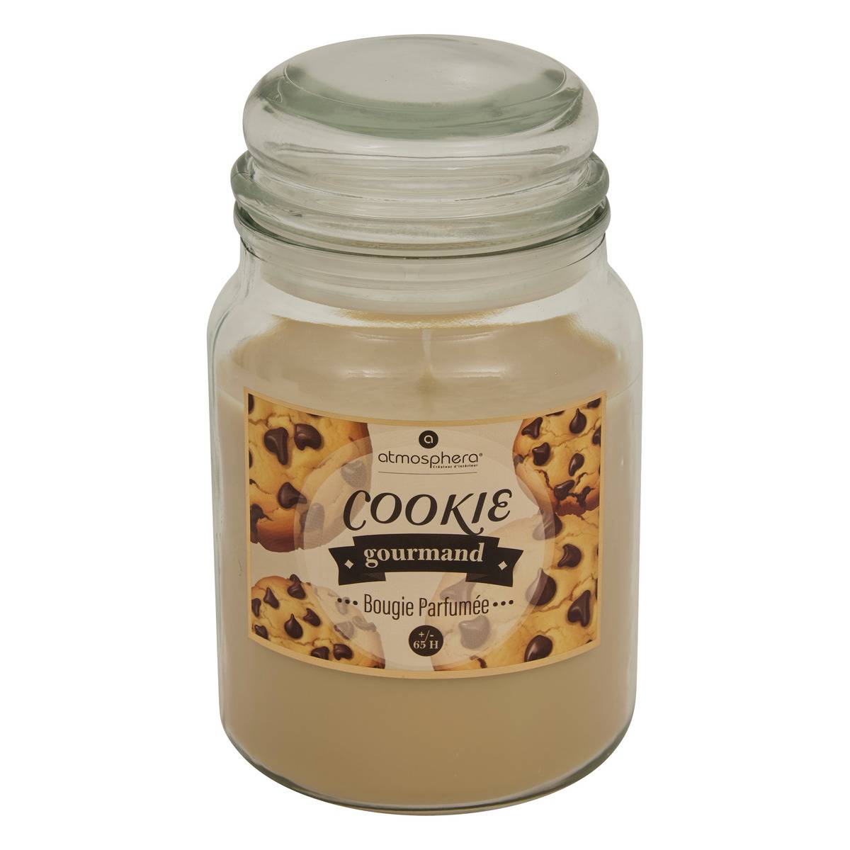 Bougie parfumée Eloa 490g cookie, ATMOSPHERA
