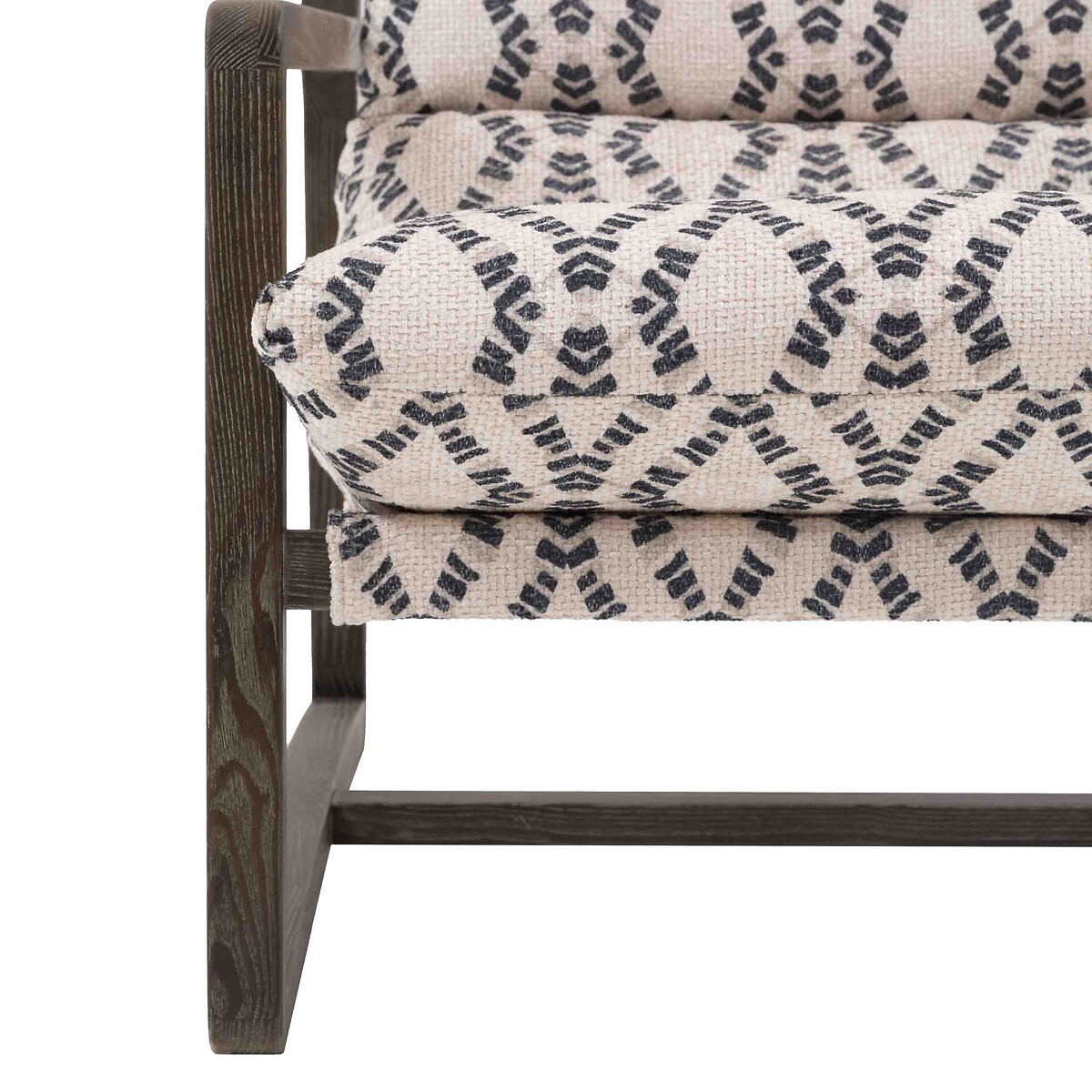 Beverly Ash Wood Lounge Chair beige/black, ÉDITÉ