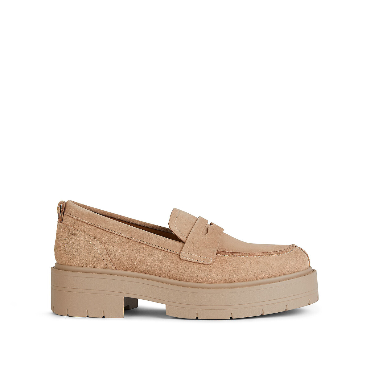 Mocassins respirants Spherica EC7 nude, GEOX