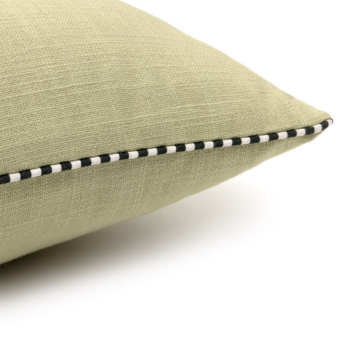 Housse de coussin en coton vert, CHOUQUETTE multicolore, DESFORGES