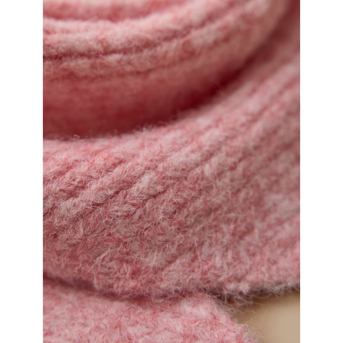 Foulard triangle chiné rose, CYRILLUS