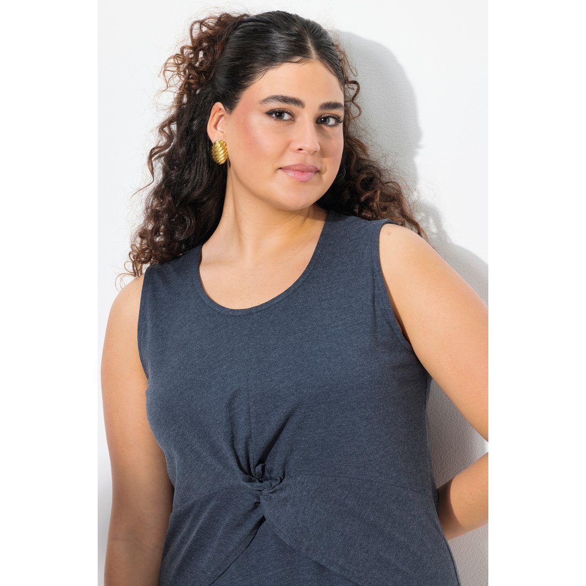 Robe en jersey marine, ULLA POPKEN