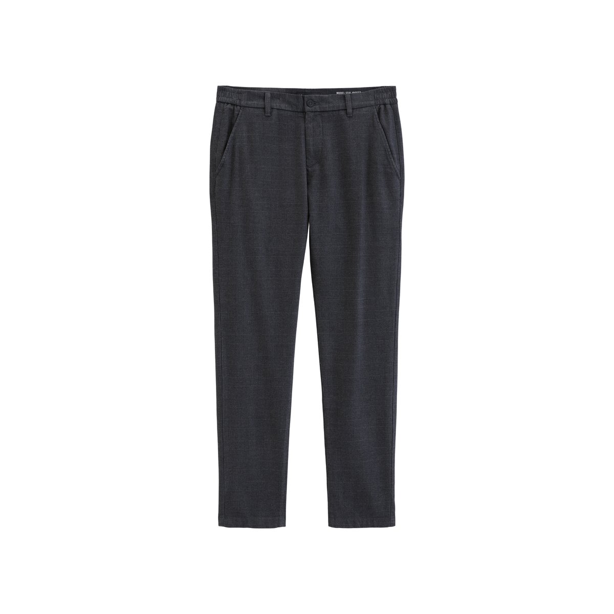Chino modèle Stig, coupe jogger en mélange élastique de coton bio et de viscose gris, MARC O'POLO