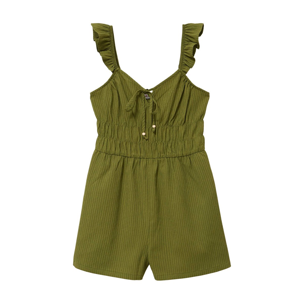 Combishort coupe flare vert kaki, CACHE CACHE