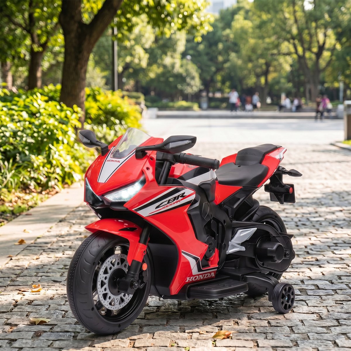 Moto électrique à conducteur assis PP Rouge rouge, HOMCOM