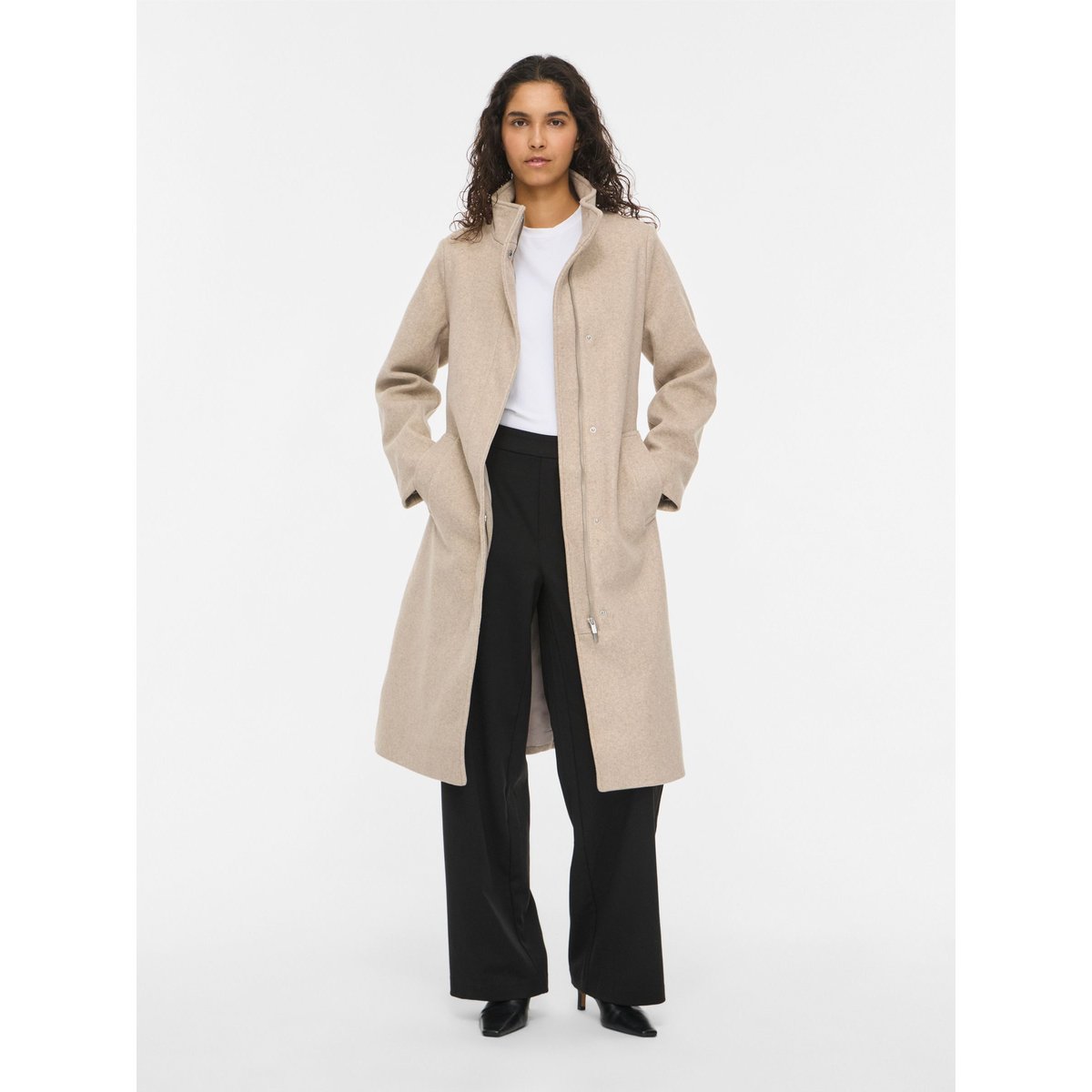 Manteau marron - natural melange1, VILA
