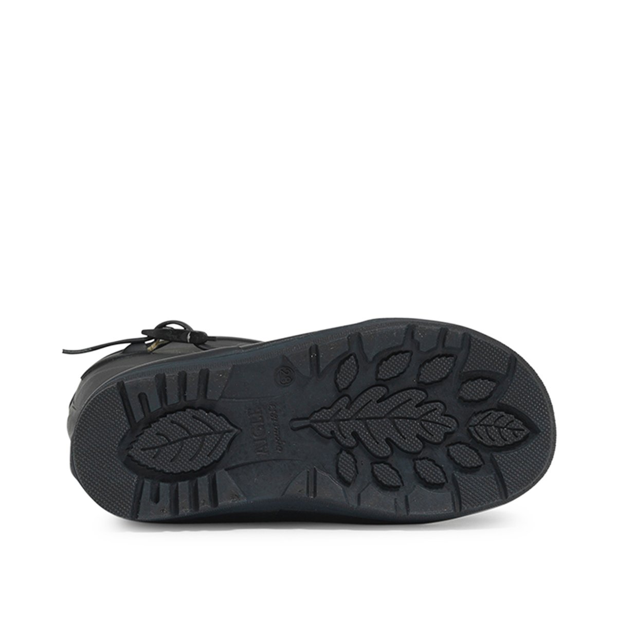 Botte de pluie fourrée à semelle crantée WOODY-POP FUR UNISEX bleu marine, AIGLE