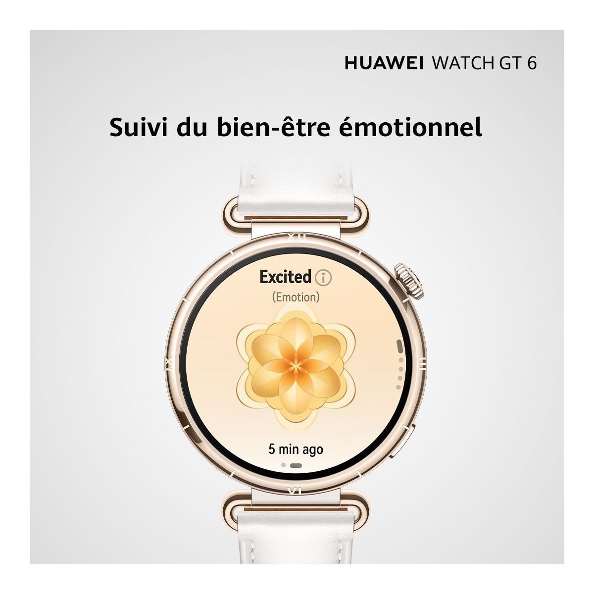 Montre connectée Watch GT6 41mm Blanc dorã©, HUAWEI