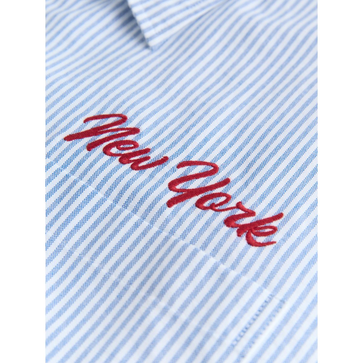 Chemise à manches courtes new york rayures bleu, NEXT