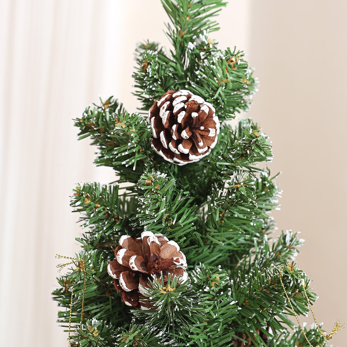 Sapin de Noël Plastique vert, HOMCOM