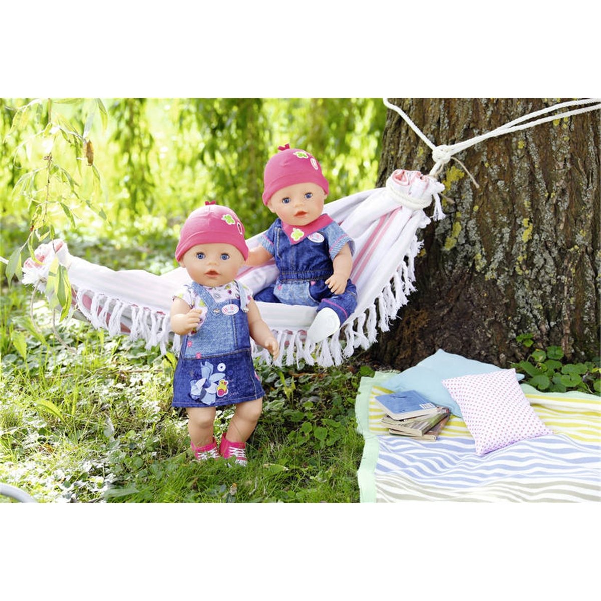 Baby born Deluxe Jeans Outfit 43 cm multicolore, ZAPF CREATION