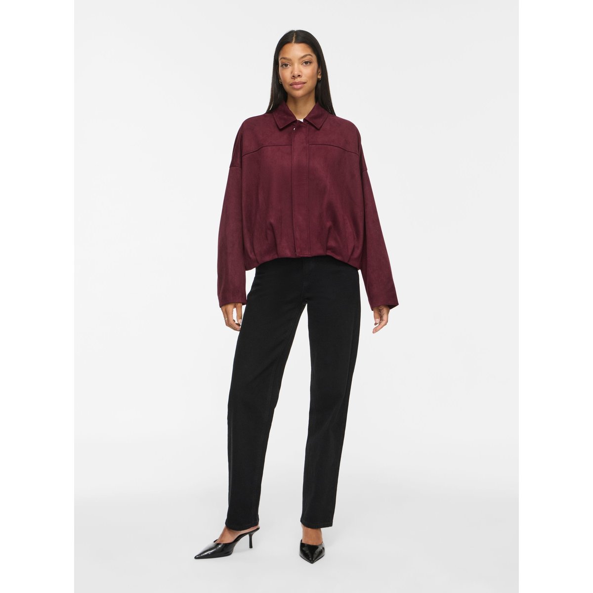 Veste Bomber rouge - port royale1, VILA