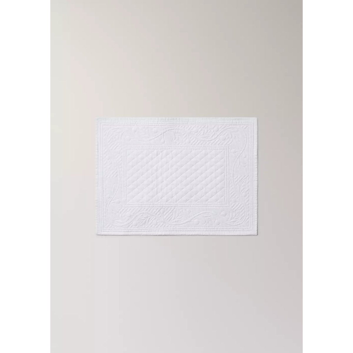 Set de table matelassé blanc, MANGO HOME