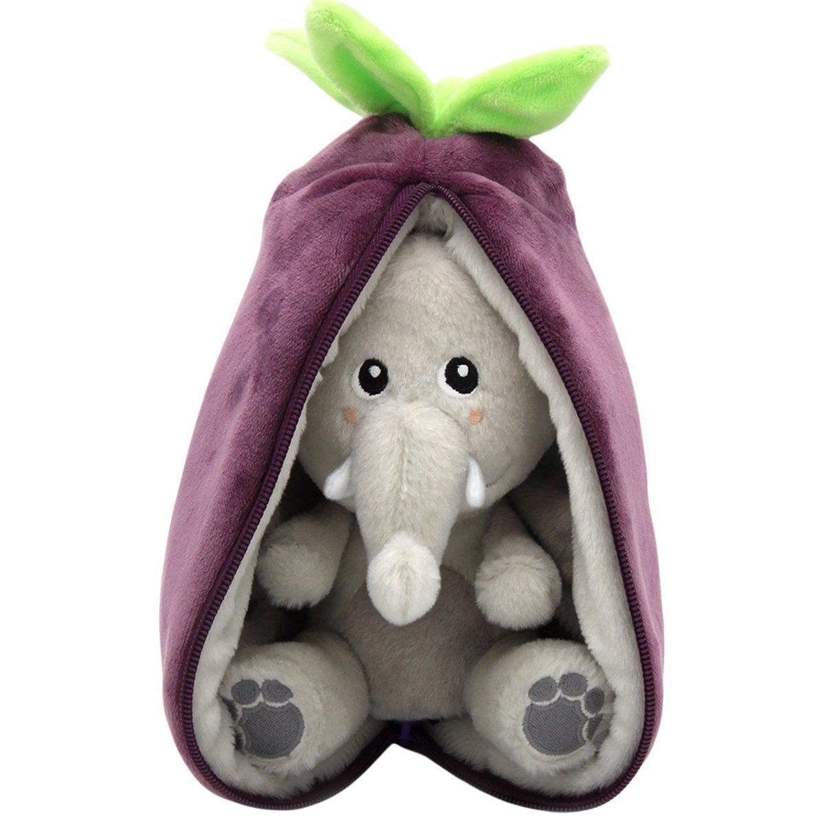Peluche Les Flipetz violet, gris, vert, LES DEGLINGOS