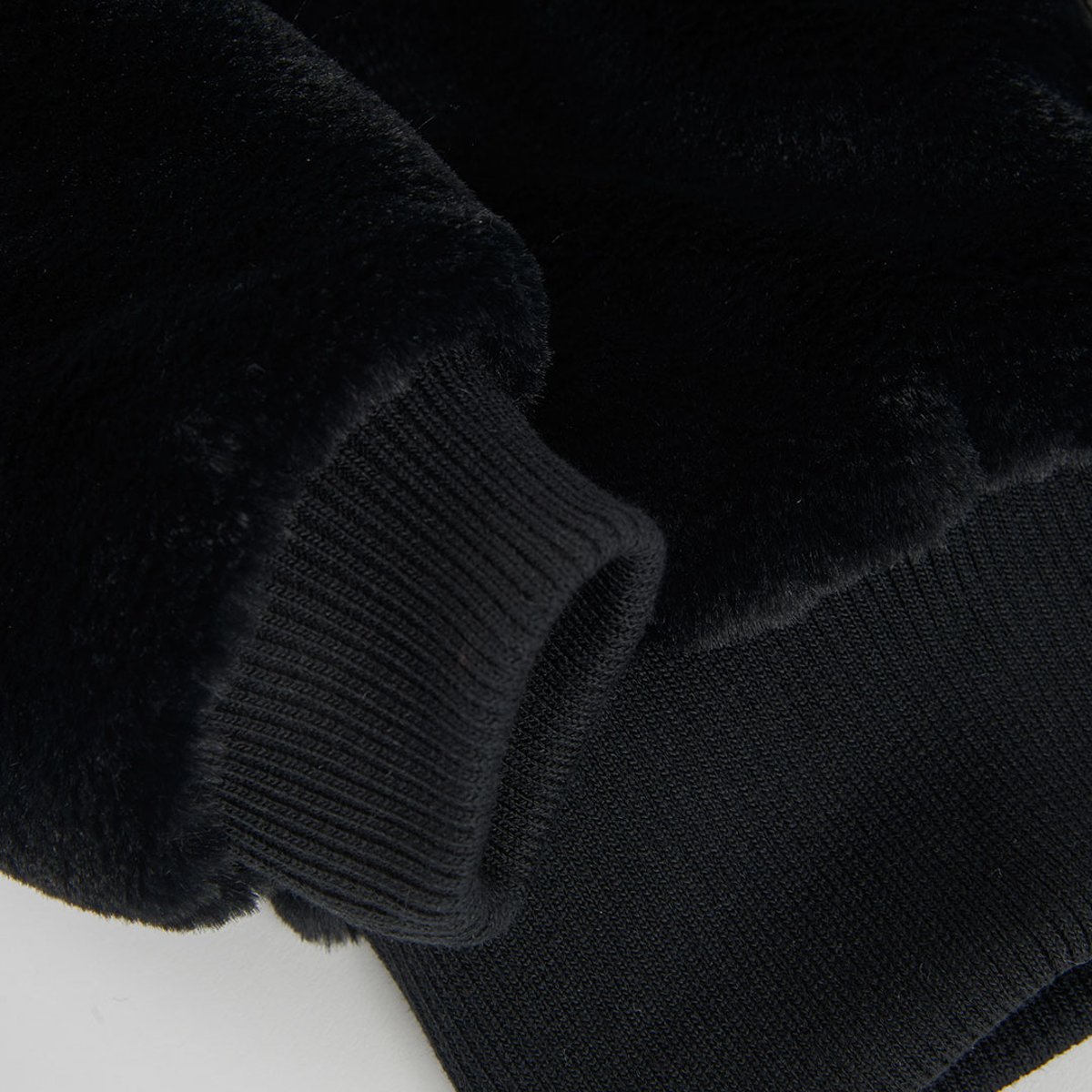 Veste fille à capuche noir, BOBOLI