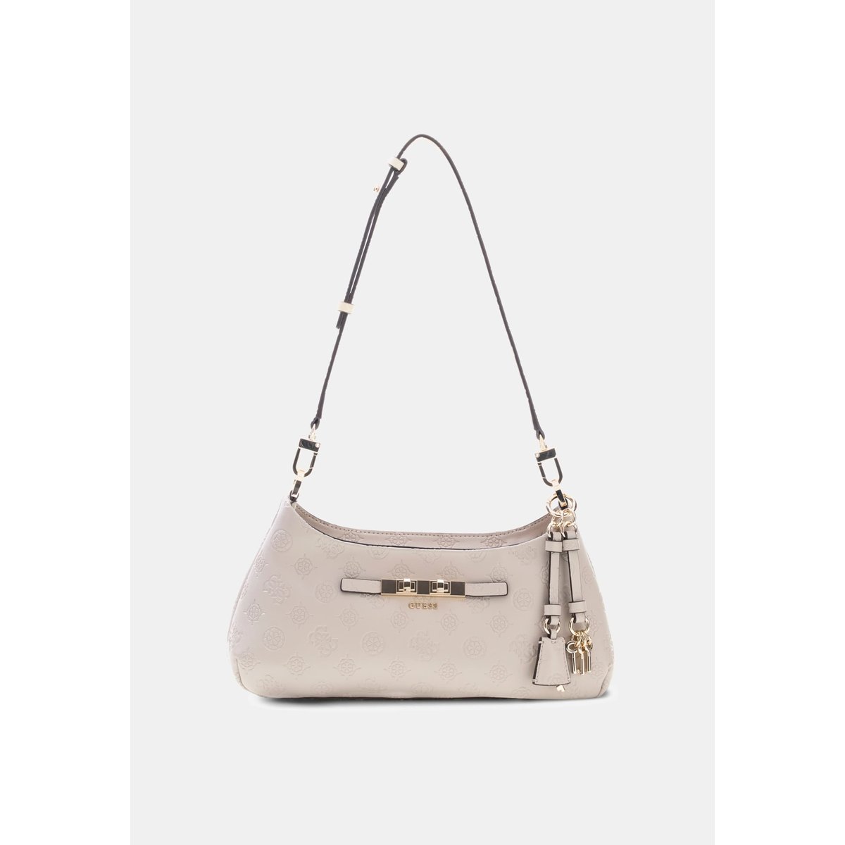 Sac À Épaule Carmella Logo rouge foncé, GUESS