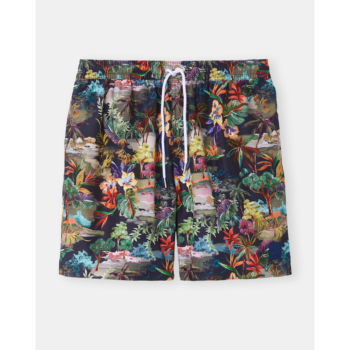 Maillot de bain floral DIVINO SWIM bleu marine, CHEVIGNON