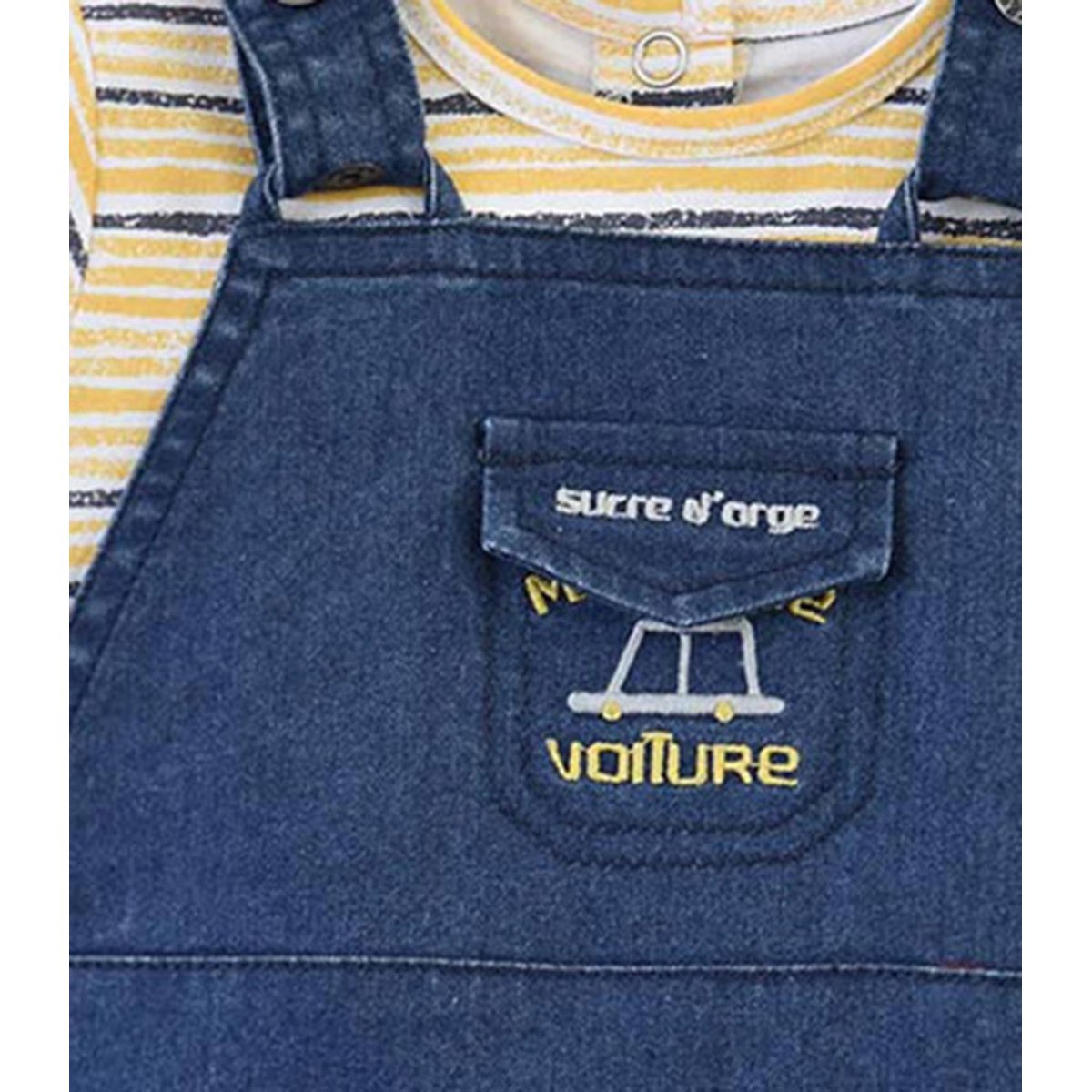 Ensemble court garcon axel bleu, SUCRE D'ORGE