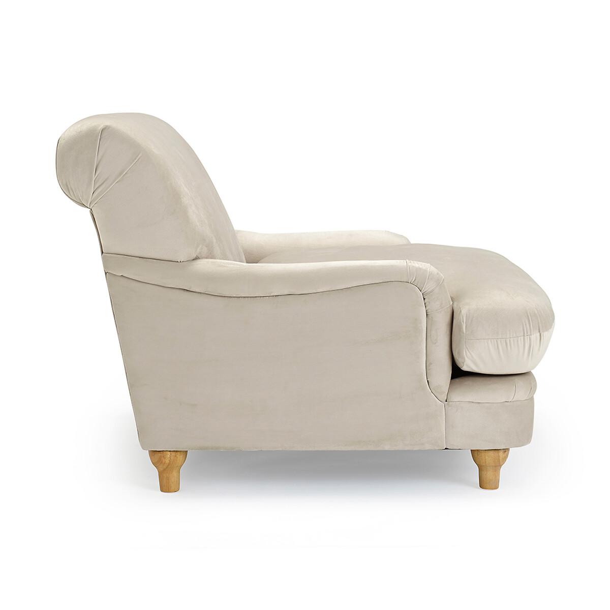 Soft Velvet Armchair beige, SO'HOME