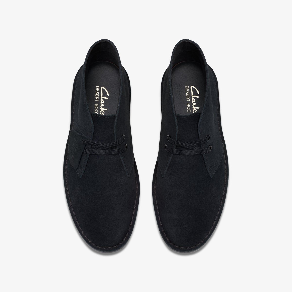 Boots bottines Suède DESERT BOOT EVO noir, CLARKS
