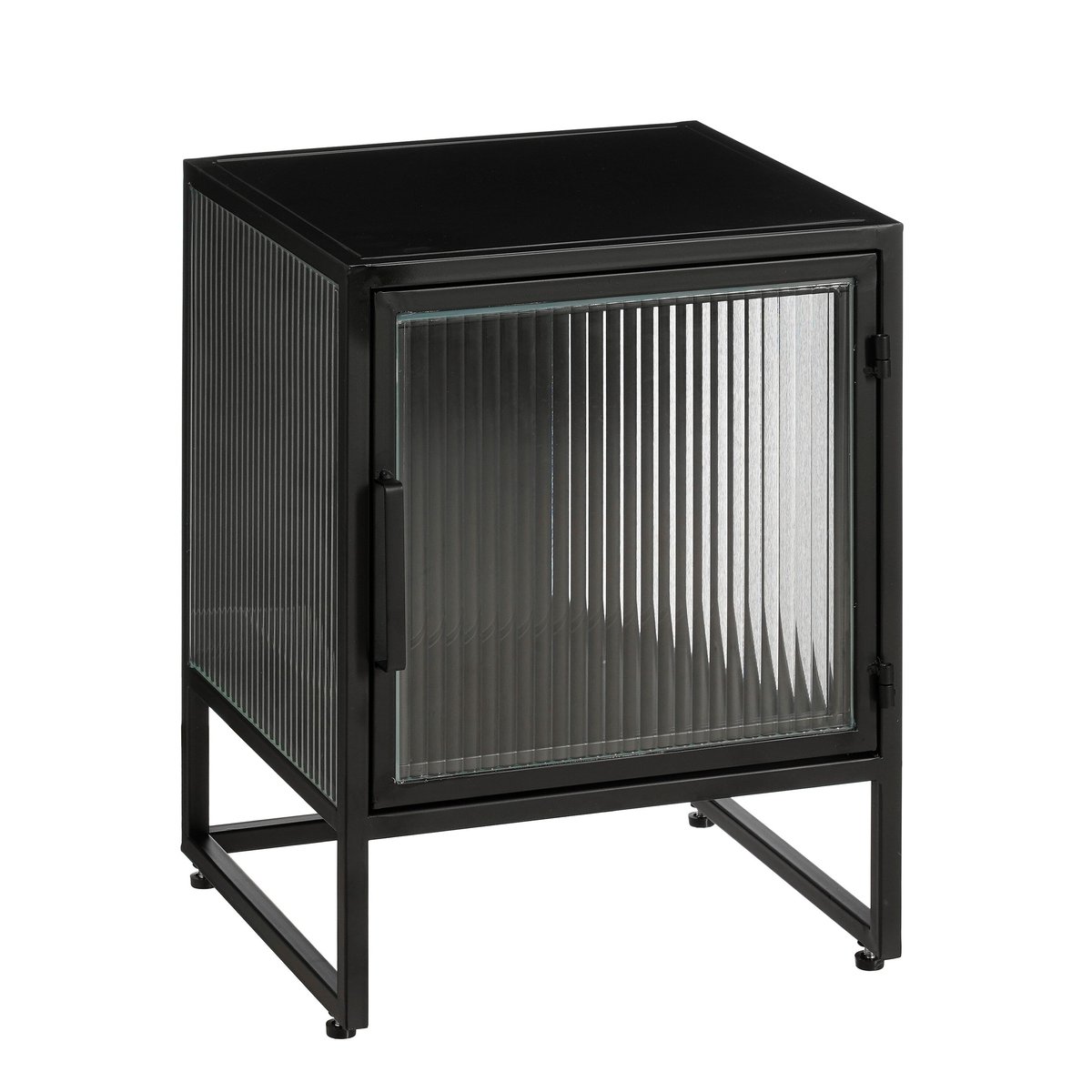Armoire de rangement H50 cm CLIFTON noir, MICA DECORATIONS