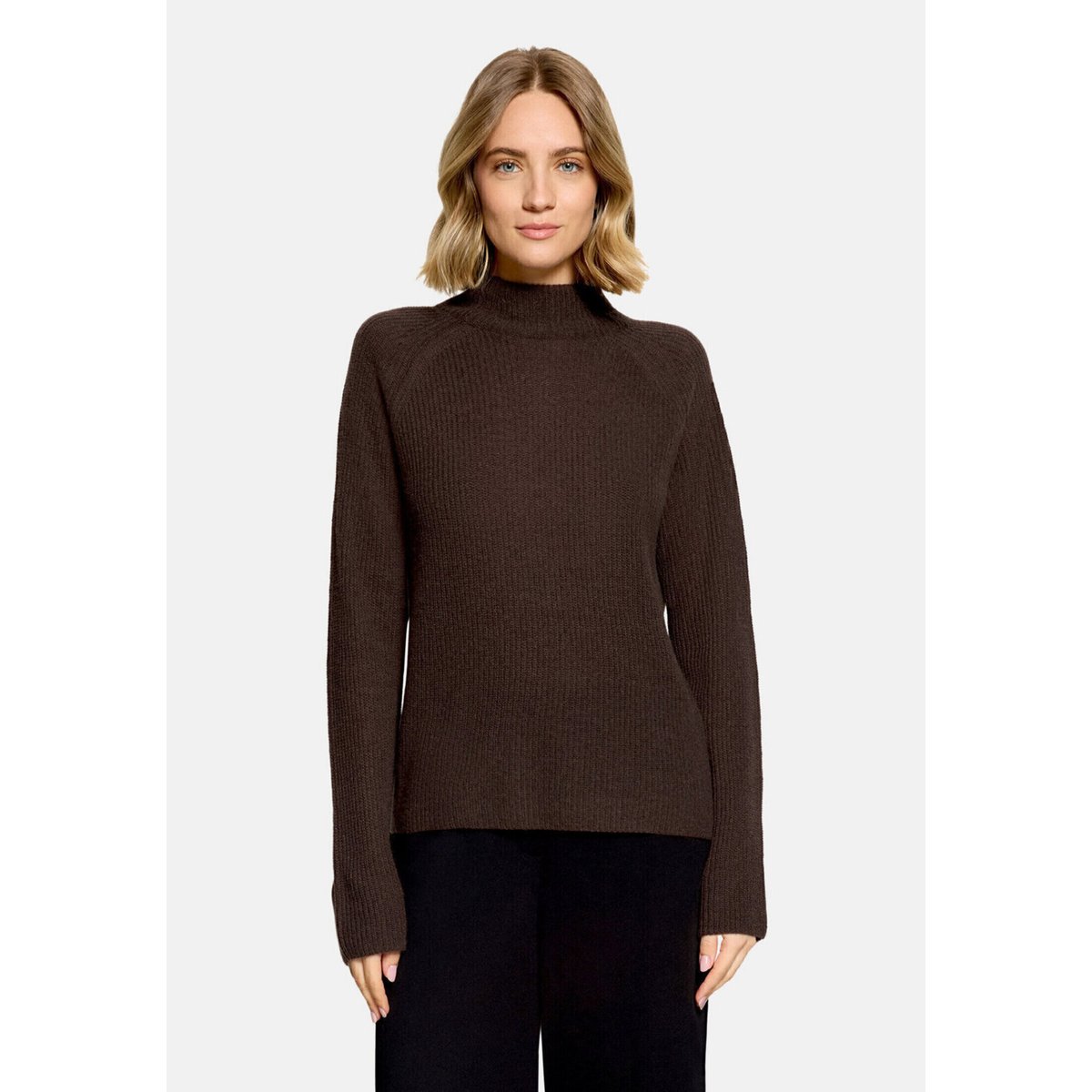 Pull en cachemire à col light maroon, BETTY BARCLAY
