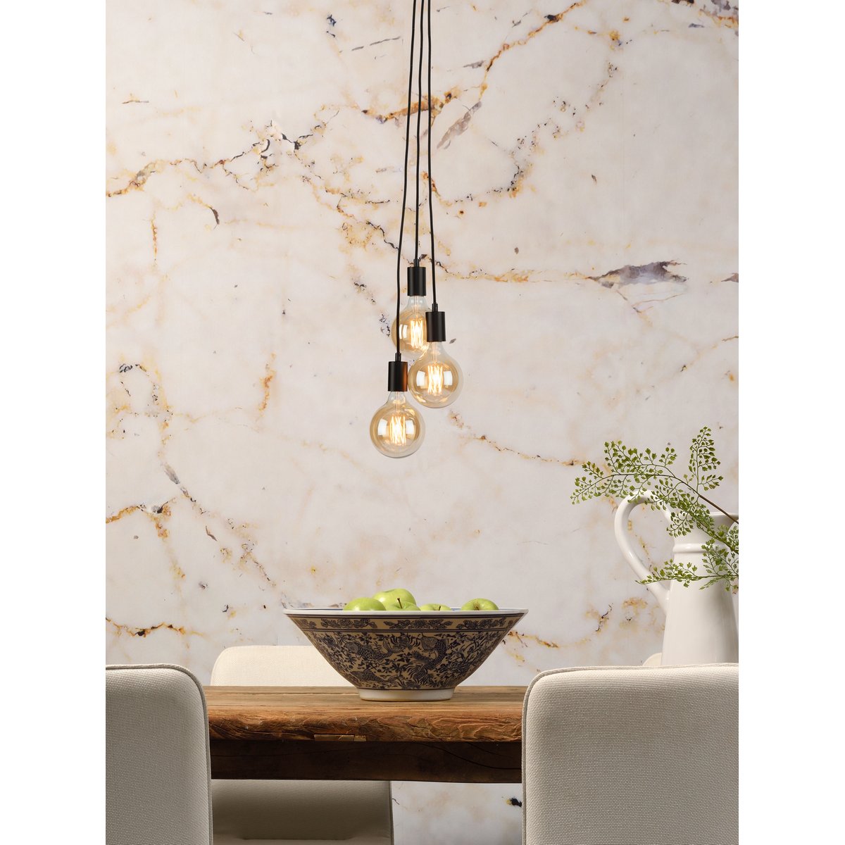 Lustre Suspension 3 Douilles It's About Romi Oslo multicolore, IT'S ABOUT ROMI