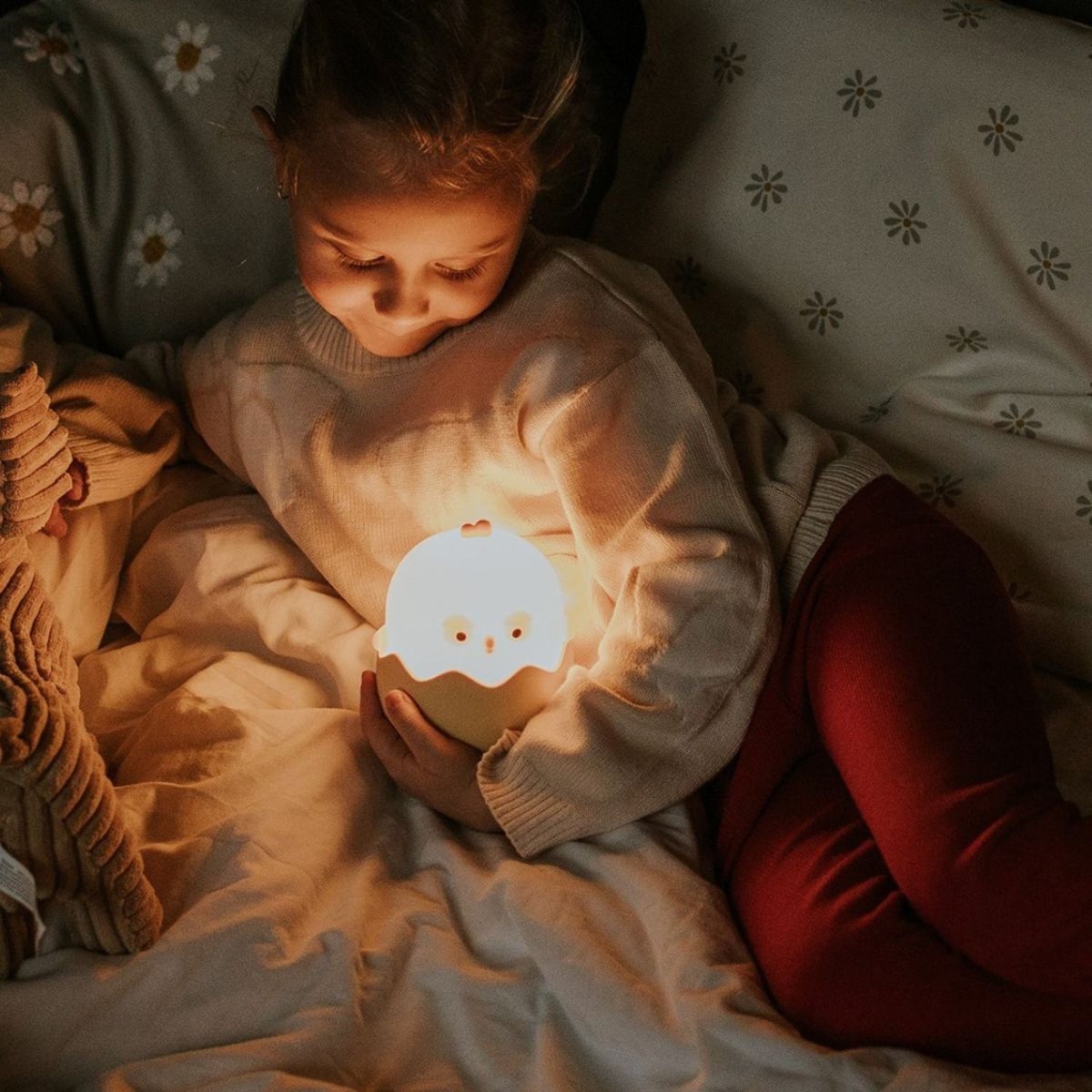 Veilleuse rechargeable jaune, noir, MARY'S