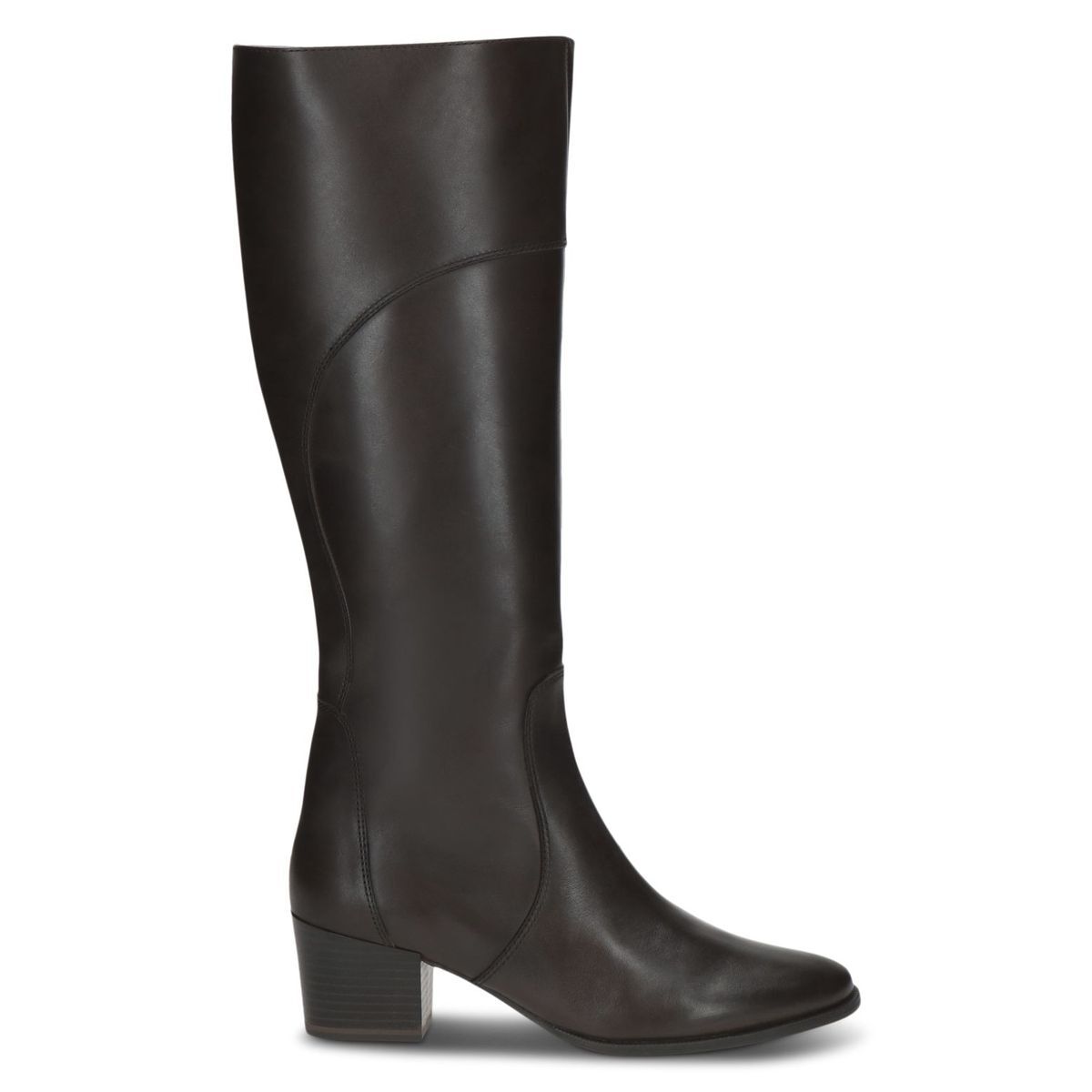 Bottes en cuir marron camel, CAPRICE