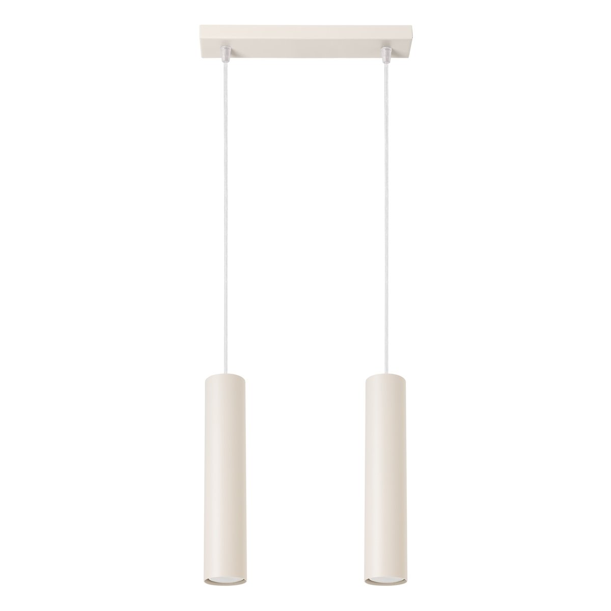 Suspension Acier Beige GU10 2 Lagos beige, EDEN
