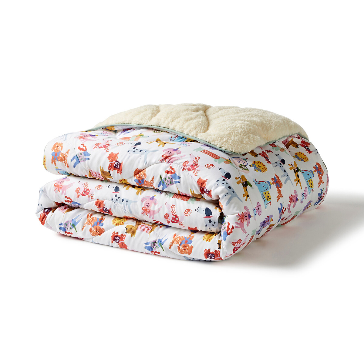 Eleanor Bowmer 9 Tog Happy Dogs Cosy Throw Duvet multi-coloured, NIGHT LARK